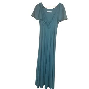 Vintage Women's John Kloss For Cira Nightgown In Teal Size Small